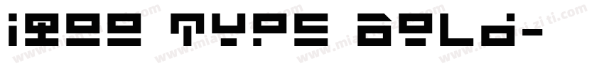 iQOO type Bold字体转换